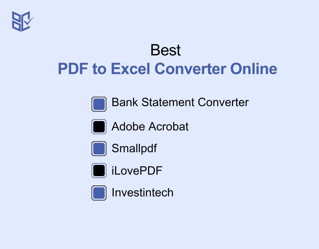 Best PDF to Excel Converter Online